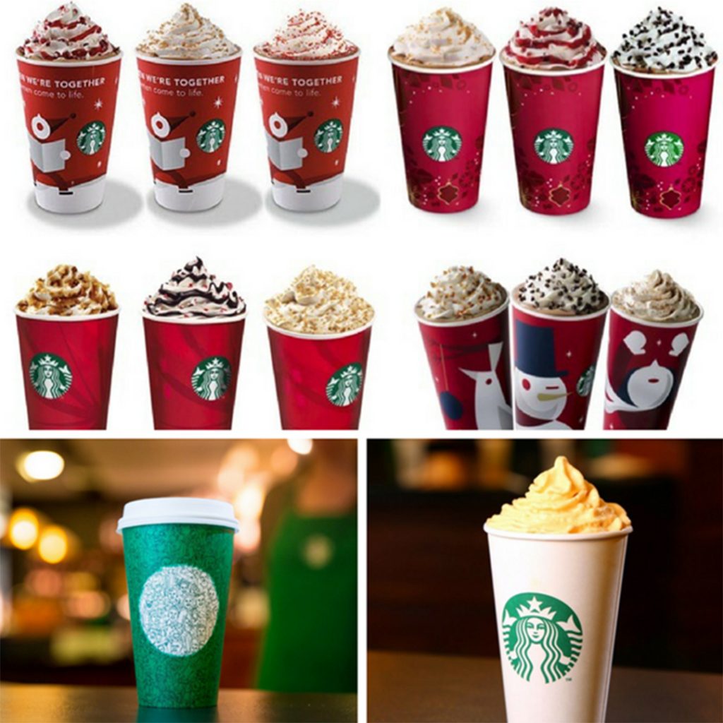 starbucks holiday red cups