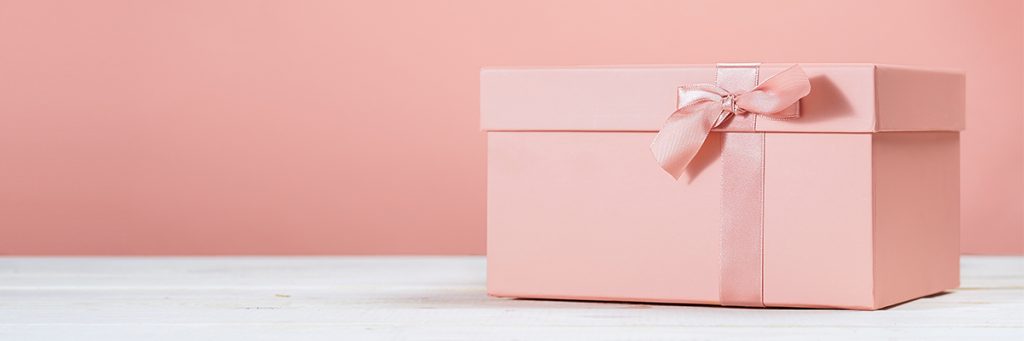 pink beautiful carton box packaging