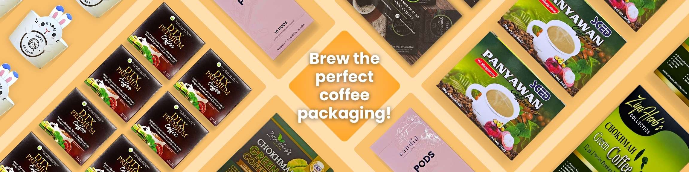 coffee-packaging-banner Fully Customized Coffee Packaging - Banner